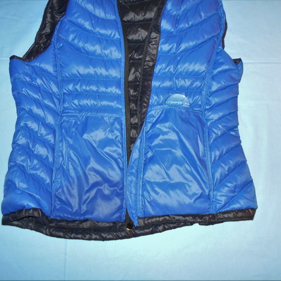 Black REAL GOOSE DOWN 90% and Feathers 10% Puffer Vest (M) Medium - Picture 13 of 14